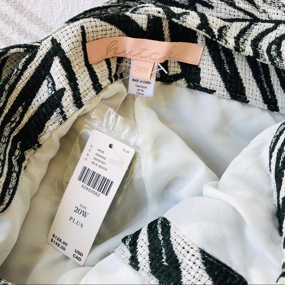 NWT Anthropologie Hutch Tropical Palm Fern Skirt - Picture 6 of 7